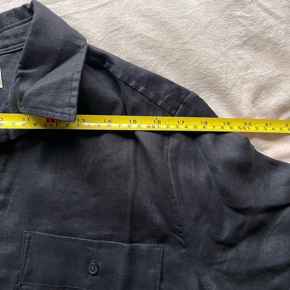 NWT Everlane The Daytripper Dress in Linen (Black, Medium) - Picture 9 of 10
